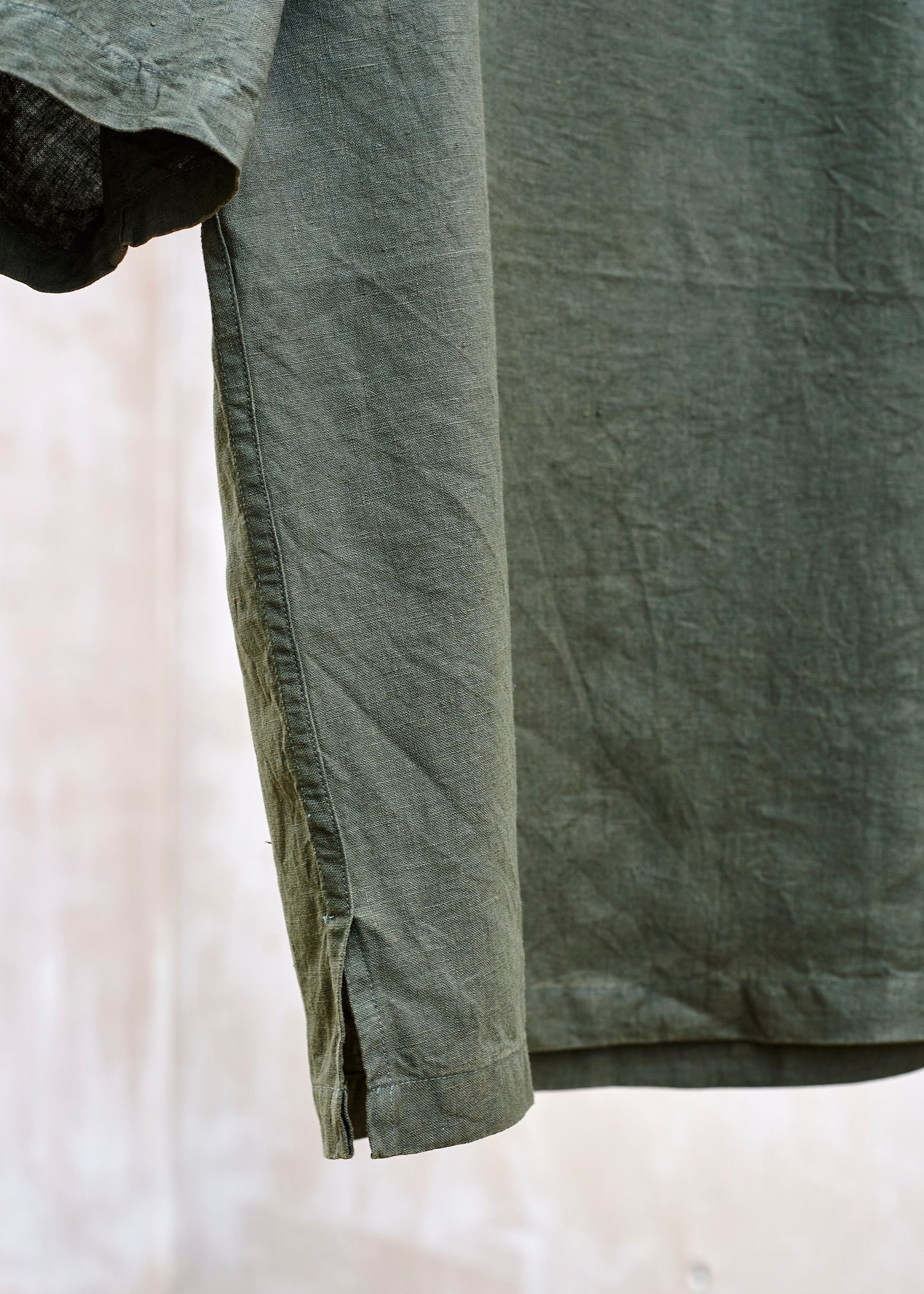 Beech Shirt - Green Linen