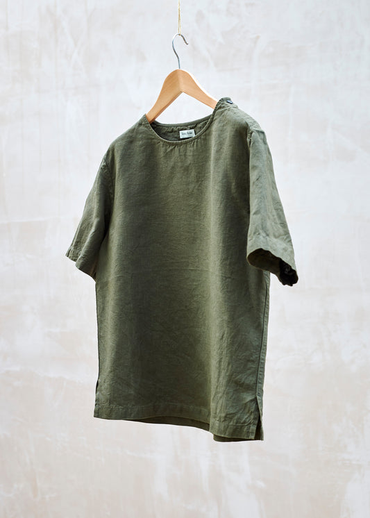 Beech Shirt - Green Linen