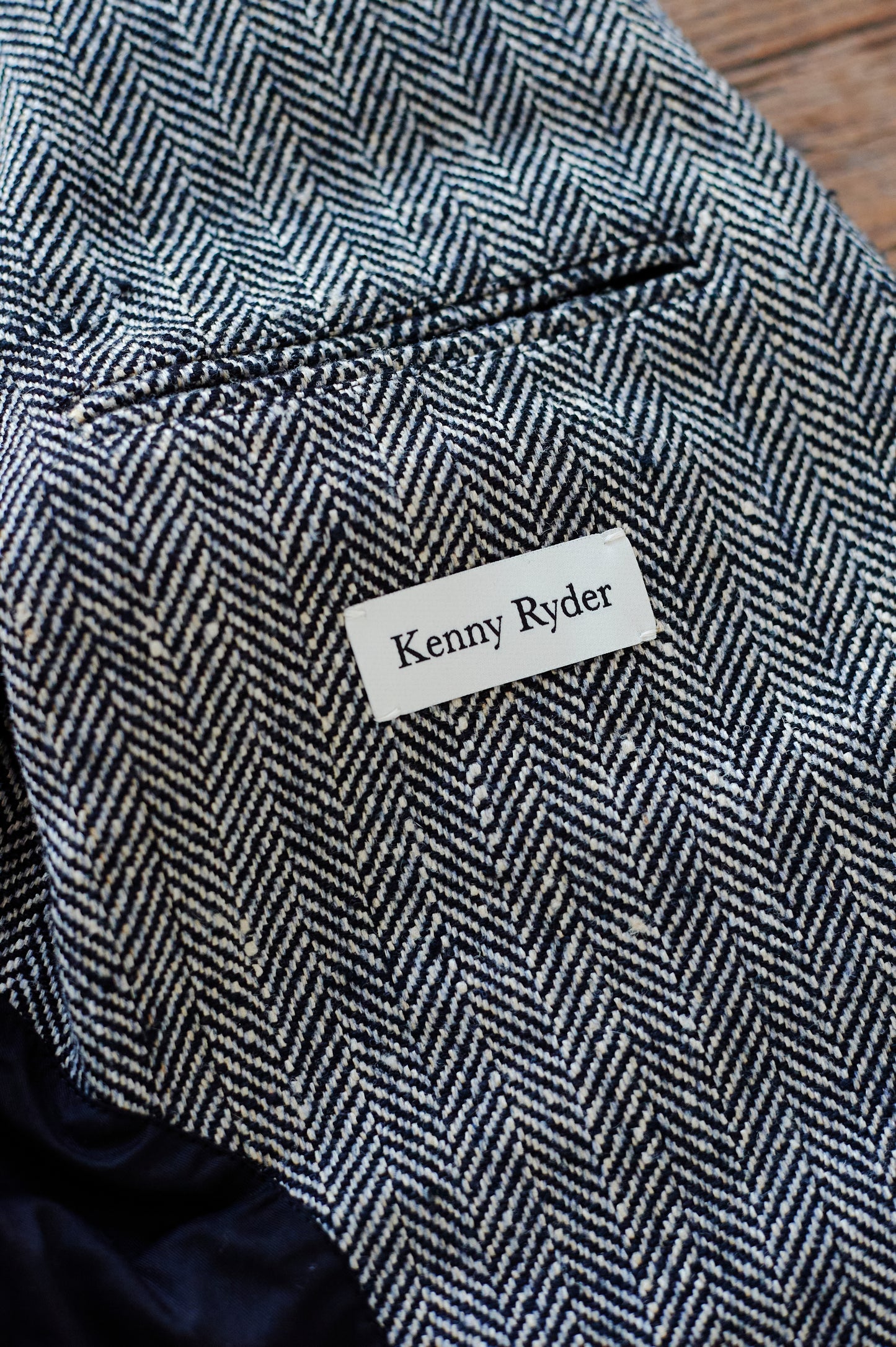 Acacia Jacket - Silk & Wool Herringbone Tweed