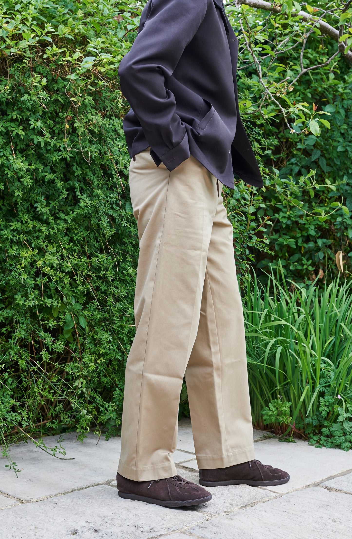 Cedar Trousers - Tan Cotton Canvas