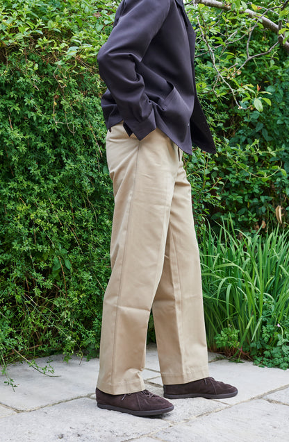 Cedar Trousers - Tan Cotton Canvas