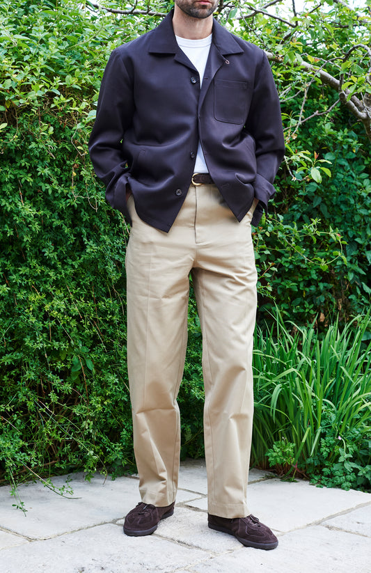 Lined Acacia Jacket - Japanese Dark Brown Wool