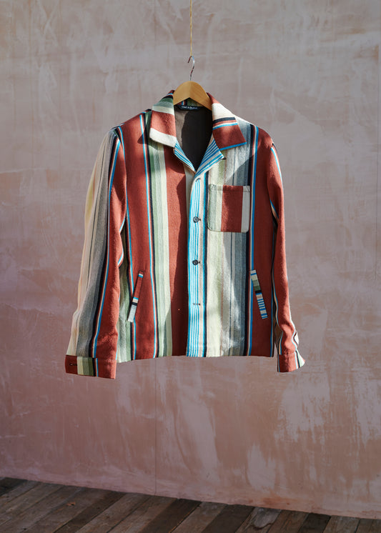 Acacia Jacket (Made-to-Order) - Striped Wool & Cotton